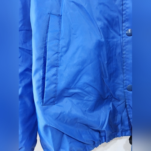 Rare Vtg SHORTY'S SKATEBOARDS Royal Blue Lined Windbreaker Jacket Made USA sz XL - Picture 6 of 13